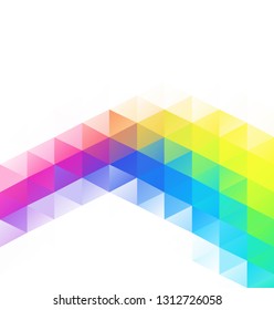 Colorful Grid Mosaic Background, Creative Design Templates