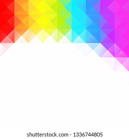 Colorful Grid Mosaic Background, Creative Design Templates