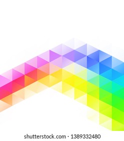 Colorful Grid Mosaic Background, Creative Design Templates