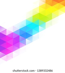 Colorful Grid Mosaic Background, Creative Design Templates