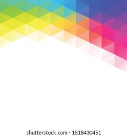 Colorful Grid Mosaic Background, Creative Design Templates