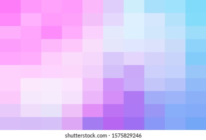 Colorful Grid Mosaic Background, Creative Design Templates. abstract colorful gradient rectangles check . Background of squares Different pixel pattern shades.