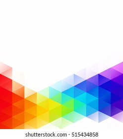 Colorful Grid Mosaic Background, Creative Design Templates