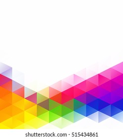 Colorful Grid Mosaic Background, Creative Design Templates