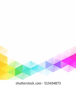 Colorful Grid Mosaic Background, Creative Design Templates
