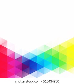 Colorful Grid Mosaic Background, Creative Design Templates