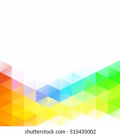 Colorful Grid Mosaic Background, Creative Design Templates