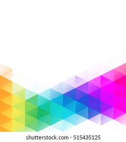 Colorful Grid Mosaic Background, Creative Design Templates