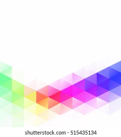 Colorful Grid Mosaic Background, Creative Design Templates