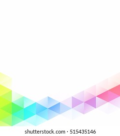 Colorful Grid Mosaic Background, Creative Design Templates