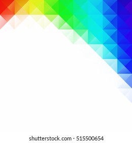 Colorful Grid Mosaic Background, Creative Design Templates