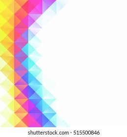 Colorful Grid Mosaic Background, Creative Design Templates