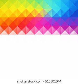 Colorful Grid Mosaic Background, Creative Design Templates