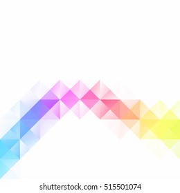 Colorful Grid Mosaic Background, Creative Design Templates
