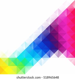 Colorful Grid Mosaic Background, Creative Design Templates