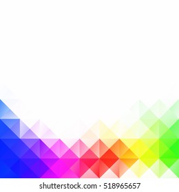 Colorful Grid Mosaic Background, Creative Design Templates