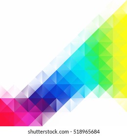 Colorful Grid Mosaic Background, Creative Design Templates
