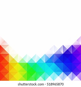 Colorful Grid Mosaic Background, Creative Design Templates