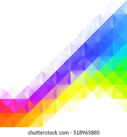 Colorful Grid Mosaic Background, Creative Design Templates