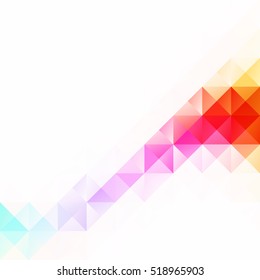 Colorful Grid Mosaic Background, Creative Design Templates