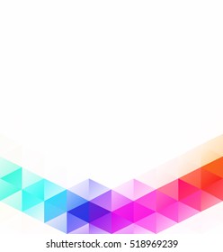 Colorful Grid Mosaic Background, Creative Design Templates