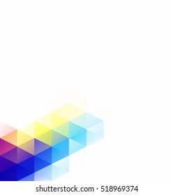 Colorful Grid Mosaic Background, Creative Design Templates