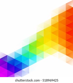 Colorful Grid Mosaic Background, Creative Design Templates