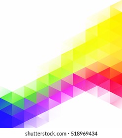 Colorful Grid Mosaic Background, Creative Design Templates