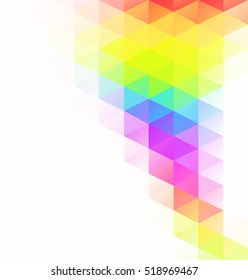 Colorful Grid Mosaic Background, Creative Design Templates