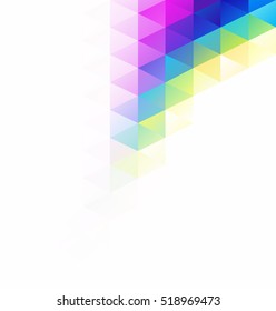 Colorful Grid Mosaic Background, Creative Design Templates