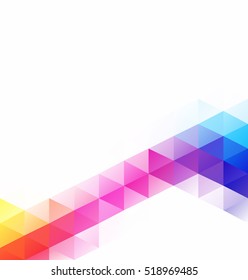 Colorful Grid Mosaic Background, Creative Design Templates