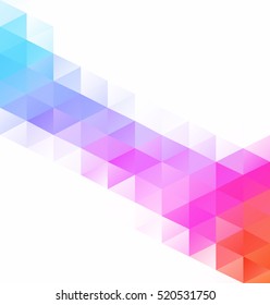 Colorful Grid Mosaic Background, Creative Design Templates