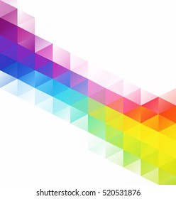 Colorful Grid Mosaic Background, Creative Design Templates