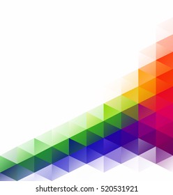 Colorful Grid Mosaic Background, Creative Design Templates