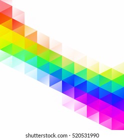Colorful Grid Mosaic Background, Creative Design Templates
