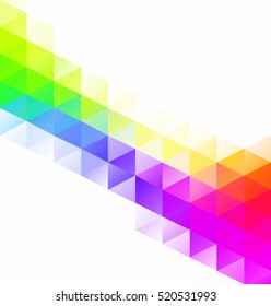 Colorful Grid Mosaic Background, Creative Design Templates