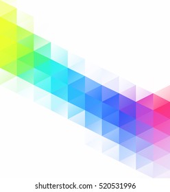 Colorful Grid Mosaic Background, Creative Design Templates