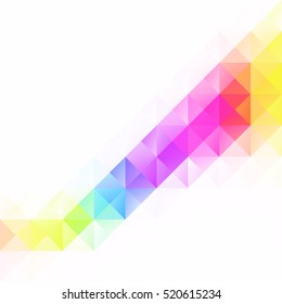 Colorful Grid Mosaic Background, Creative Design Templates