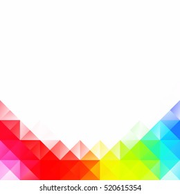 Colorful Grid Mosaic Background, Creative Design Templates