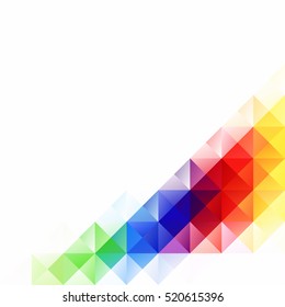 Colorful Grid Mosaic Background, Creative Design Templates