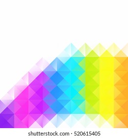 Colorful Grid Mosaic Background, Creative Design Templates