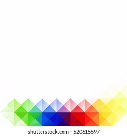 Colorful Grid Mosaic Background, Creative Design Templates