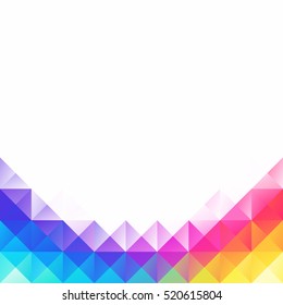 Colorful Grid Mosaic Background, Creative Design Templates
