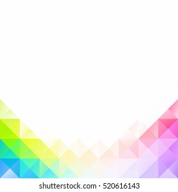 Colorful Grid Mosaic Background, Creative Design Templates