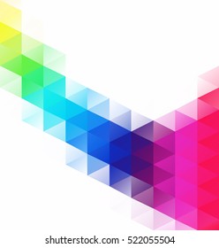 Colorful Grid Mosaic Background, Creative Design Templates