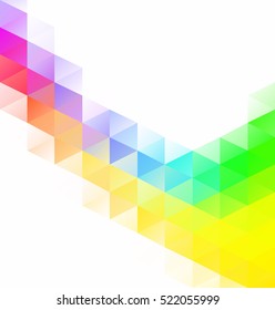 Colorful Grid Mosaic Background, Creative Design Templates