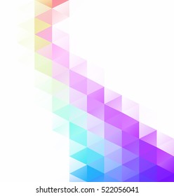 Colorful Grid Mosaic Background, Creative Design Templates