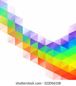 Colorful Grid Mosaic Background, Creative Design Templates