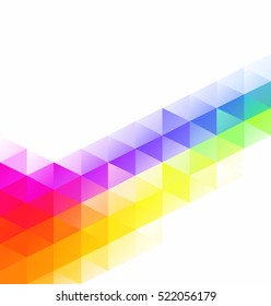 Colorful Grid Mosaic Background, Creative Design Templates
