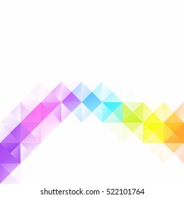 Colorful Grid Mosaic Background, Creative Design Templates